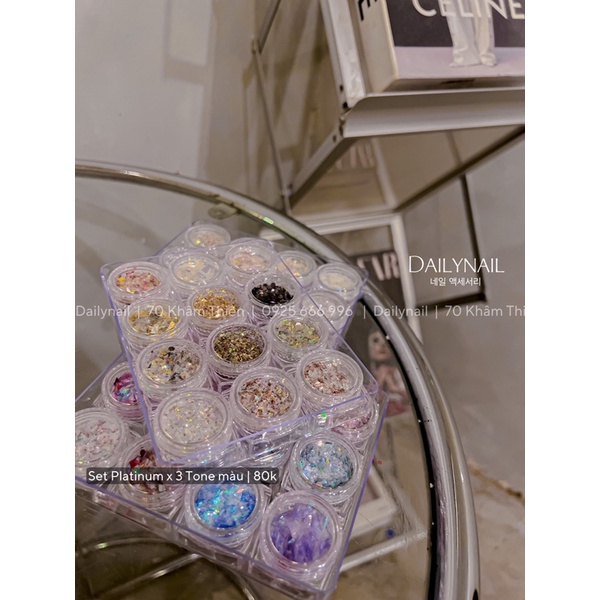 Set nhũ Platinum x Dailynail ẩn móng