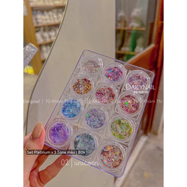 Set nhũ Platinum x Dailynail ẩn móng