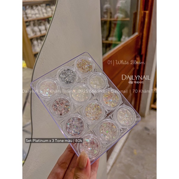 Set nhũ Platinum x Dailynail ẩn móng