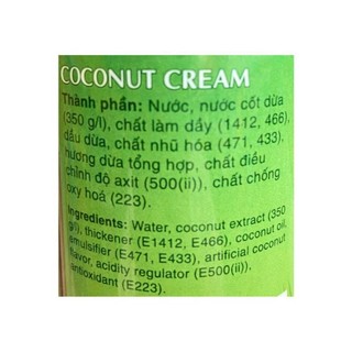 Nước cốt dừa Wonderfarm lon 400ml