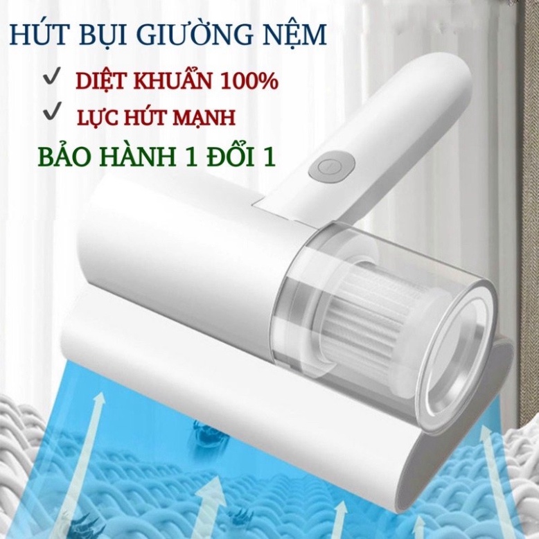 Máy Hút Bụi Giường Nệm diệt khuẩn Bằng tia tử ngoại - Máy Hút Bụi xách tay Mini Sạc Không Dây - BH 6 Tháng | BigBuy360 - bigbuy360.vn