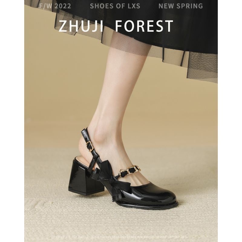 Giày Cao Gót Đính Nơ Xinh Xắn Thời Trang Dành Cho Mùa Hè