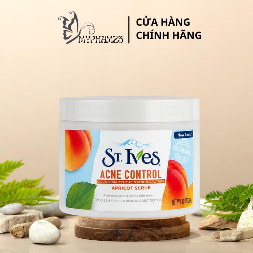 Tẩy tế bào chết toàn thân ST.ives ACNE CONTROL 283gr