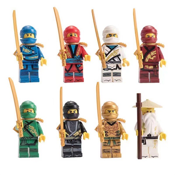 Đồ chơi trang trí BỘ NINJA GO không hộp