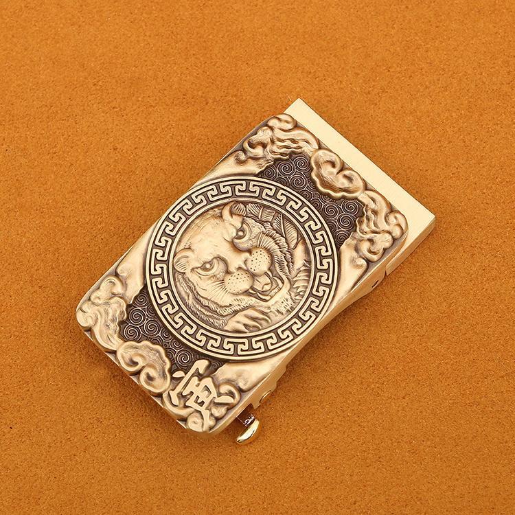 Đầu Khóa Tự Động Bằng Đồng Thau Nguyên Chất 3.5cm Chuyên Dụng Cho Thắt Lưng