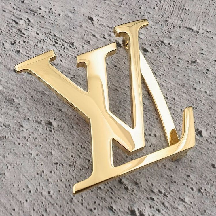 Đầu Khóa Thắt Lưng LV 4.0cm Bằng Đồng Nguyên Chất Cao Cấp