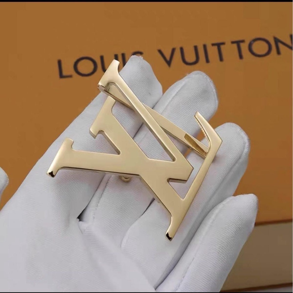 Đầu Khóa Thắt Lưng LV 4.0cm Bằng Đồng Nguyên Chất Cao Cấp