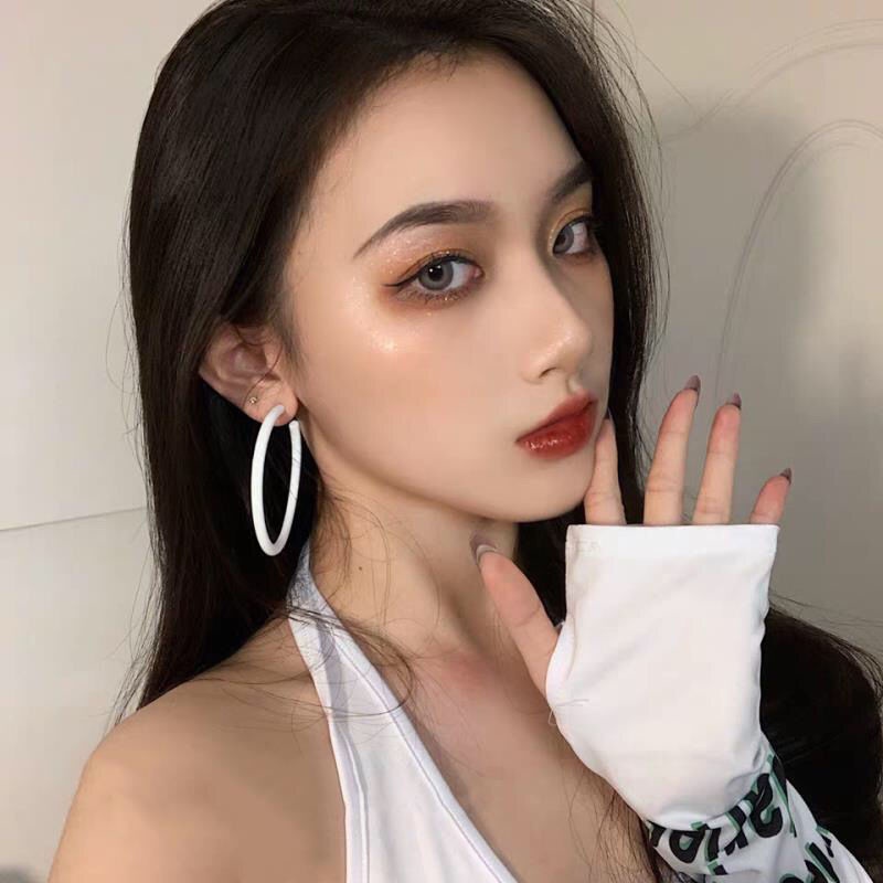 Bông Tai Acrylic Màu Sắc Ngọt Ngào Phong Cách Âu Mỹ Thời Trang Mùa Hè Cho Nữ