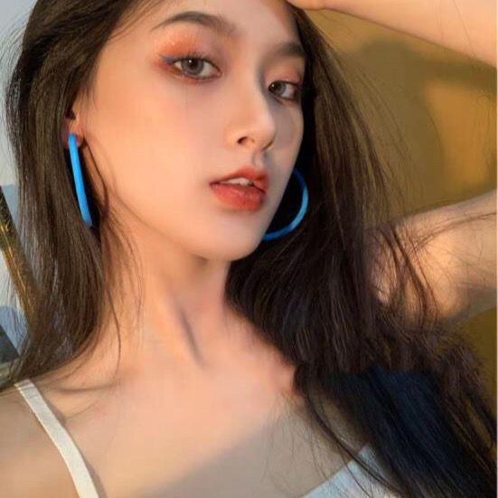 Bông Tai Acrylic Màu Sắc Ngọt Ngào Phong Cách Âu Mỹ Thời Trang Mùa Hè Cho Nữ