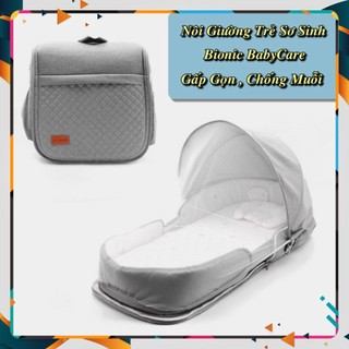 Nôi giường trẻ sơ sinh di động Bionic BabyCare chống muỗi - Euro Quality