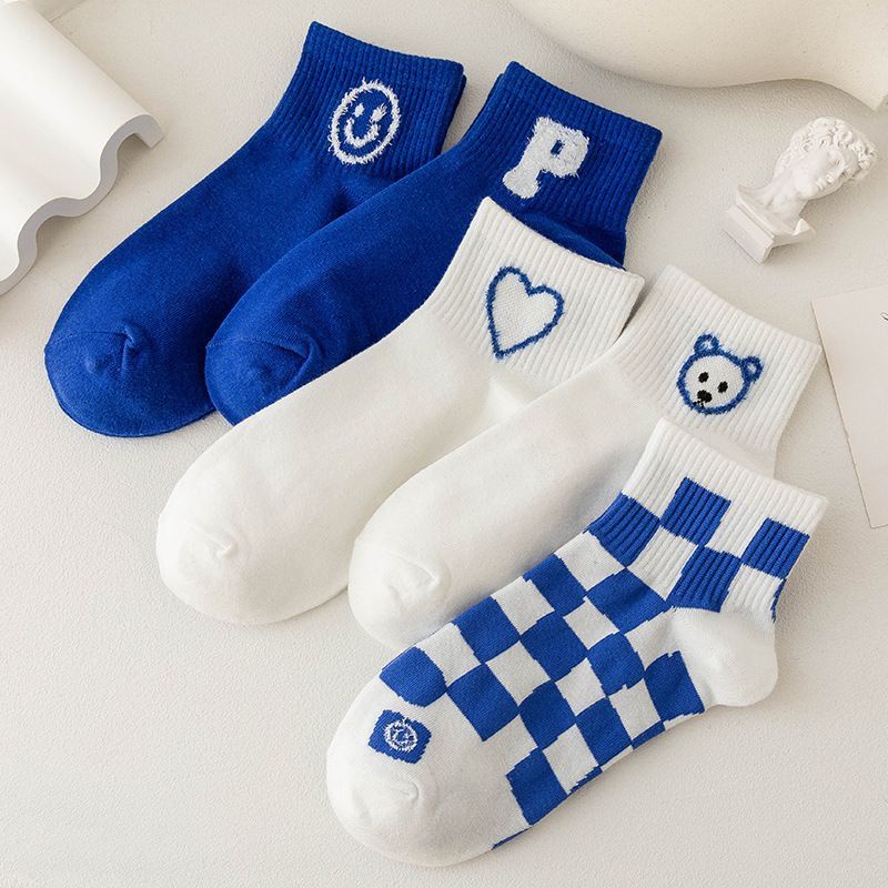 Đôi Vớ Cổ Thấp Phối Ren Màu Trắng Dễ Thương Thời Trang Mùa Hè Cho Nữ