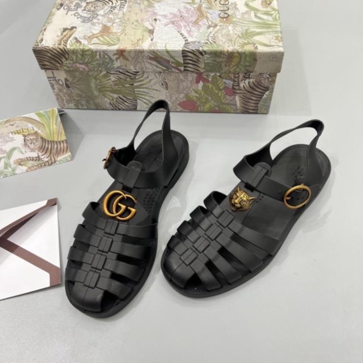 Dép dọ gucci, dép rọ đúc, dép quai hậu gc,dép sandal cao cấp, thời trang 4 mùa fullbox có bảo hành