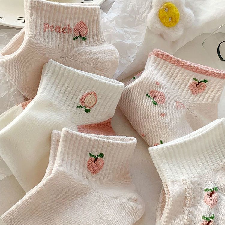 Vớ Thể Thao Cổ Thấp Chất Liệu Cotton Mỏng Màu Trơn Dễ Phối Đồ Thời Trang Mùa Hè Cho Nữ