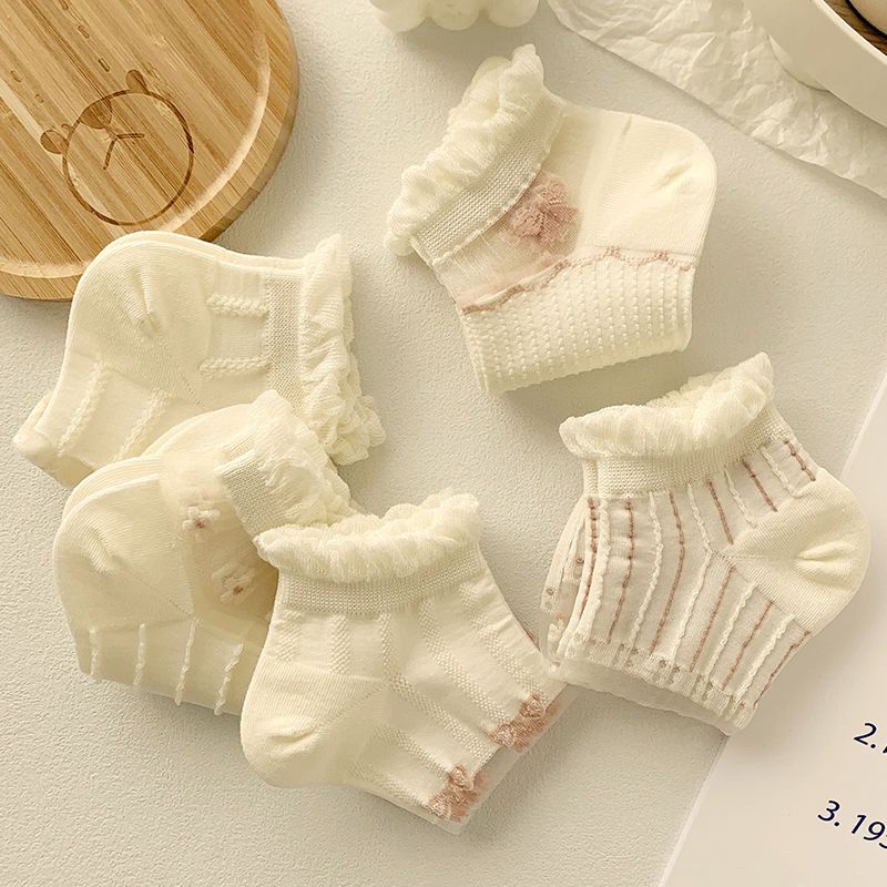 Vớ Thuyền Lụa Pha Lê Mỏng Thoáng Khí Miệng Nông Dễ Phối Đồ Phong Cách Nhật Bản Thời Trang Mùa Hè Cho Nữ