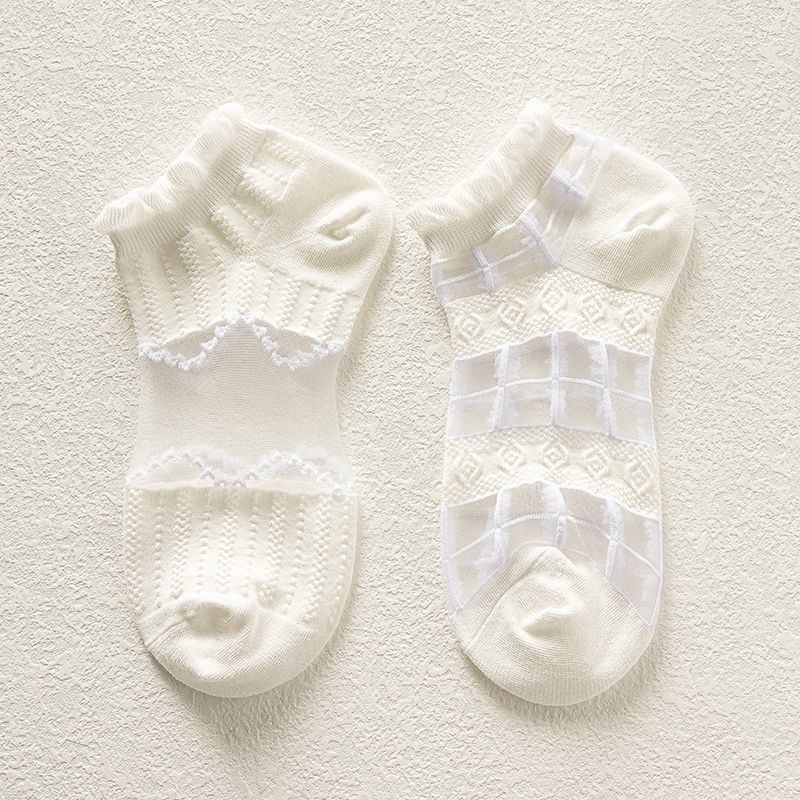 Ultra Vớ Lụa Phối Ren Siêu Mỏng Thoáng Khí Thời Trang Mùa Hè Cho Nữ