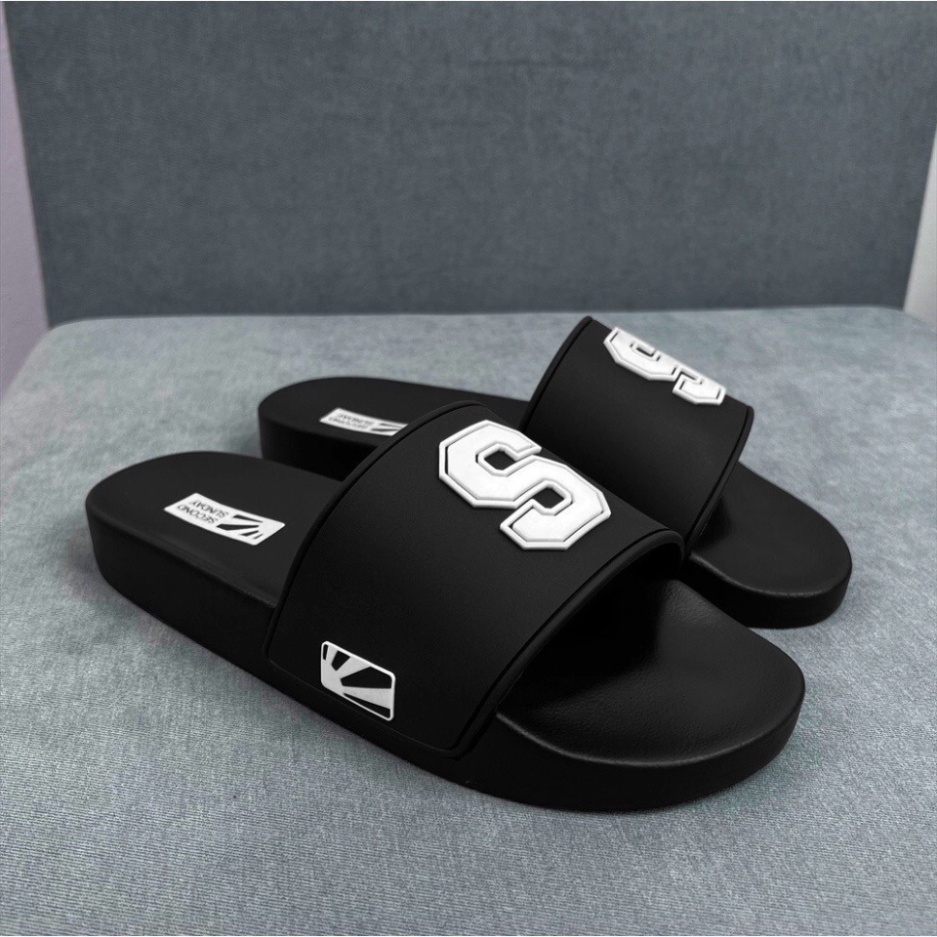 Dép Nam Nữ Unisex Quai Ngang Slipper siêu bền , dép cao cấp chữ S, full book Second Sunday Evening Slides Ladystore | BigBuy360 - bigbuy360.vn