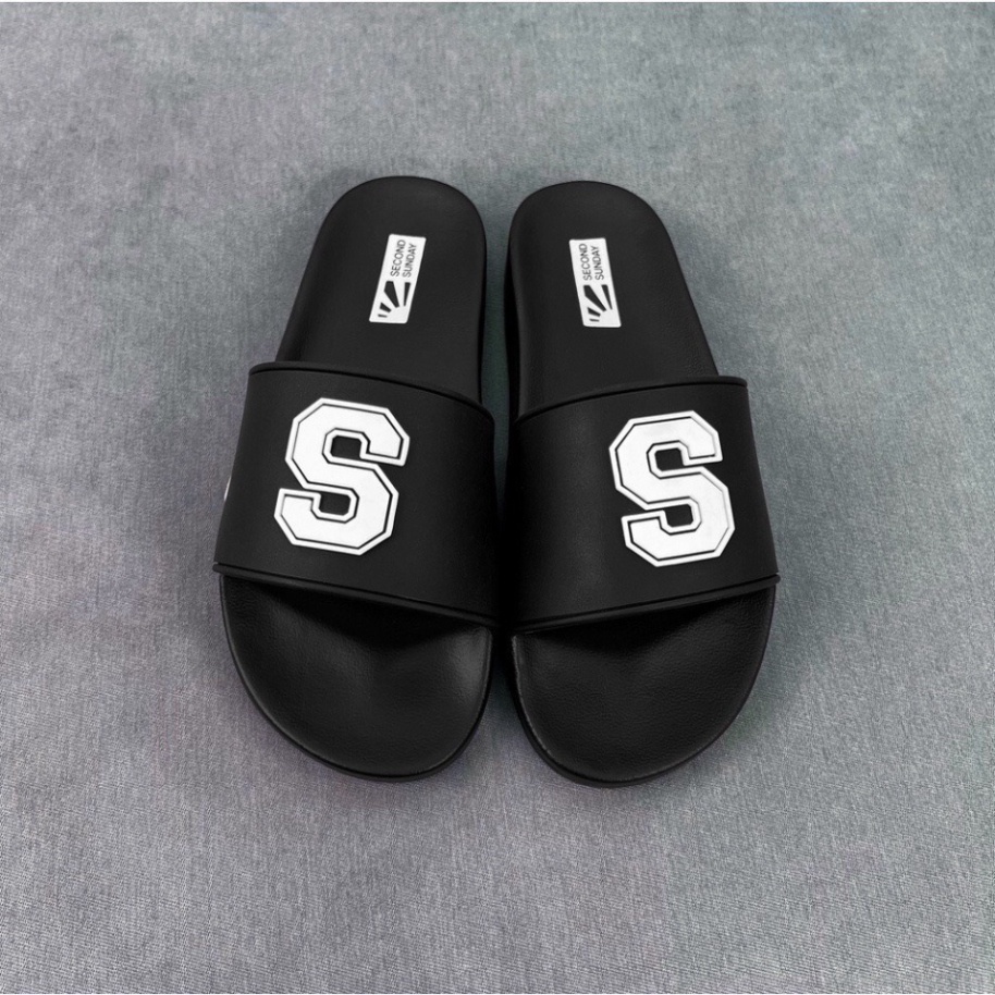 Dép Nam Nữ Unisex Quai Ngang Slipper siêu bền , dép cao cấp chữ S, full book Second Sunday Evening Slides Ladystore | BigBuy360 - bigbuy360.vn