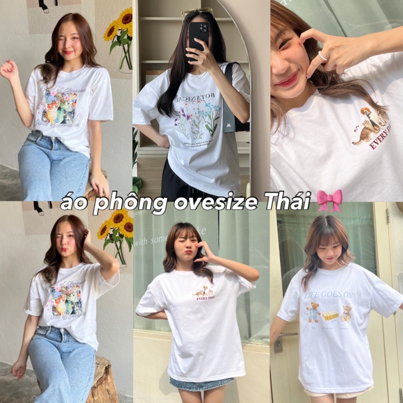 Obiloveyouu - Áo phông oversized Thái