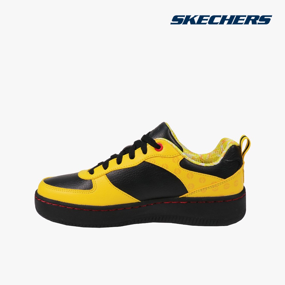 SKECHERS - Giày sneakers nam cổ thấp Pokémon Sport Court 92 802001-YLBK