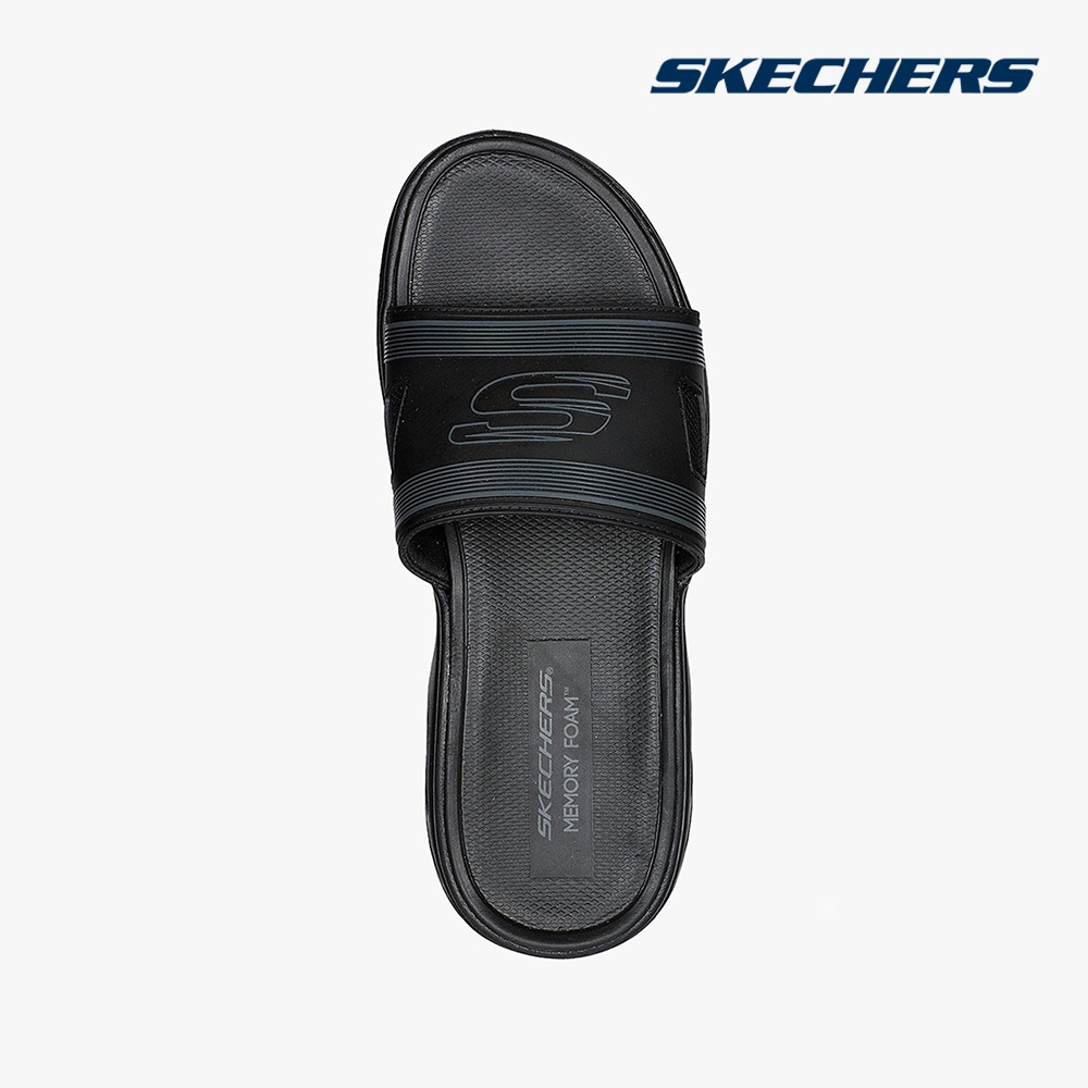 SKECHERS - Dép nam quai ngang Glide Step Sport 237381-BLK