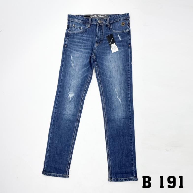 Quần Jeans Sliver Blue form Classic bụi bặm | ROCK STAR [ Mã B191]