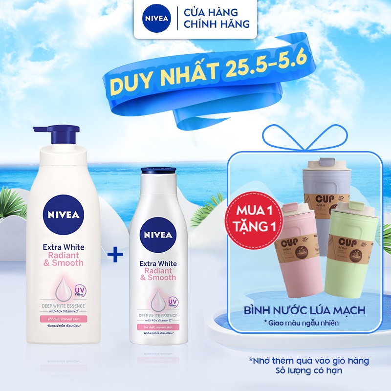 Sữa Dưỡng Thể NIVEA Mịn Mượt | Sáng Da Ban Ngày (600 ml)