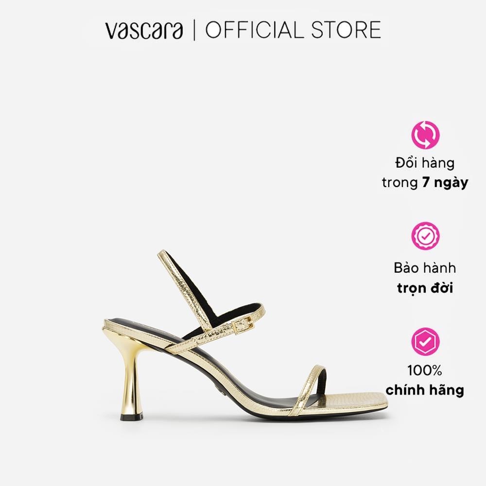 Vascara Giày Sandal Metallic Quai Mảnh Vân Kỳ Đà - SDN 0724