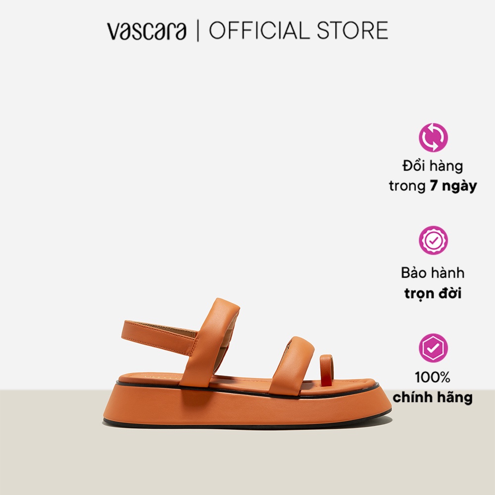 Vasscara Giày Sandal Đế Chunky Nhấn Quai Phồng - SDK 0333