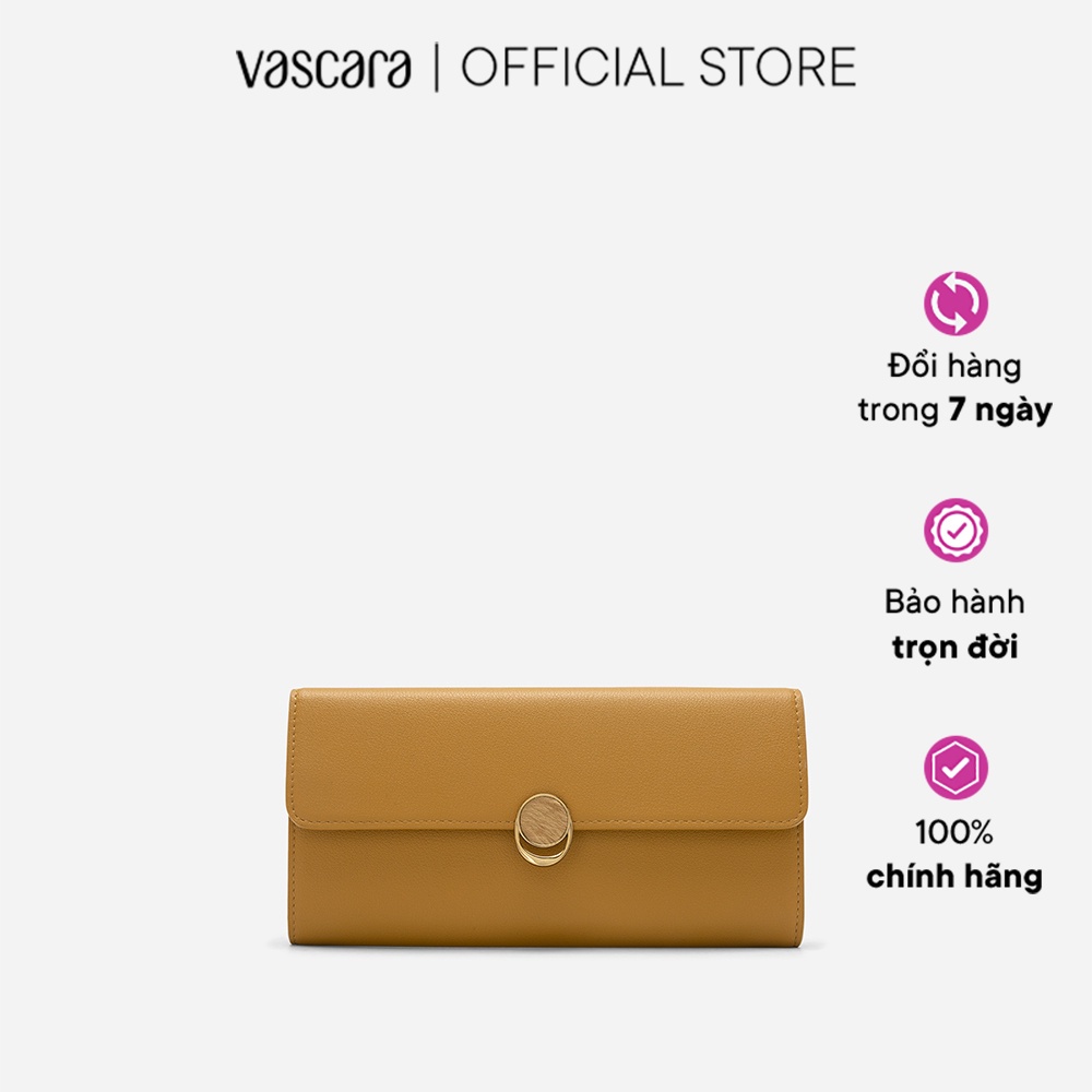 Vasscara Ví Cầm Tay Nhấn Khóa Phối Lông - WAL 0263