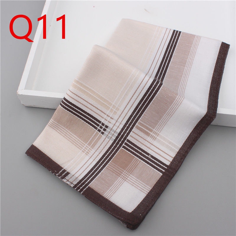 Khăn Tay Cotton Vuông Nhỏ Mỏng Nhẹ Thấm Hút Mồ Hôi Phong Cách Cổ Điển Mùa Hè