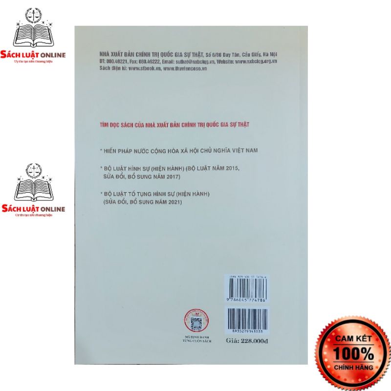 Sách - Những vấn đề cơ bản trong luật tố tụng hình sự một số nước trên thế giới-NXB Chính Trị Quốc Gia Sự Thật