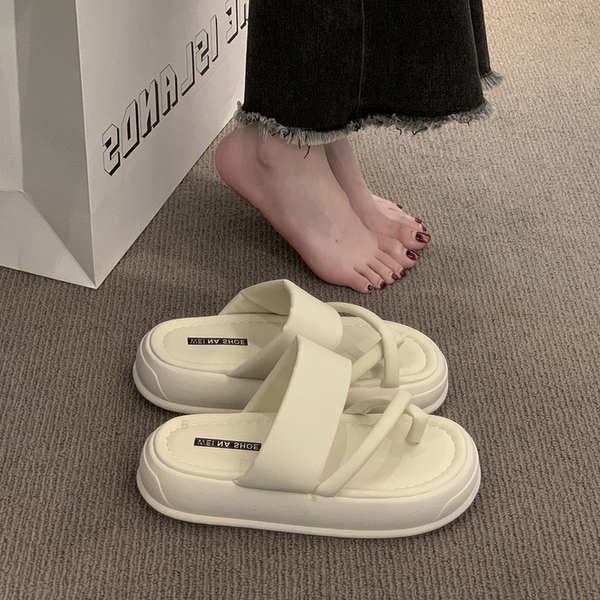 Dép lê đế cao Dép xỏ ngón thời trang