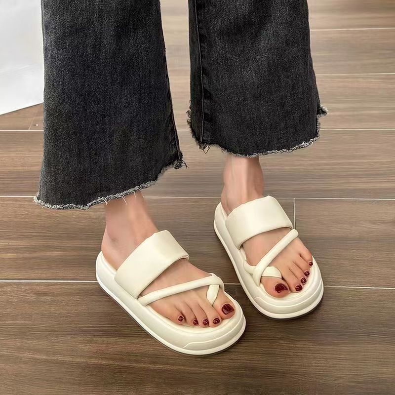 Dép lê đế cao Dép xỏ ngón thời trang