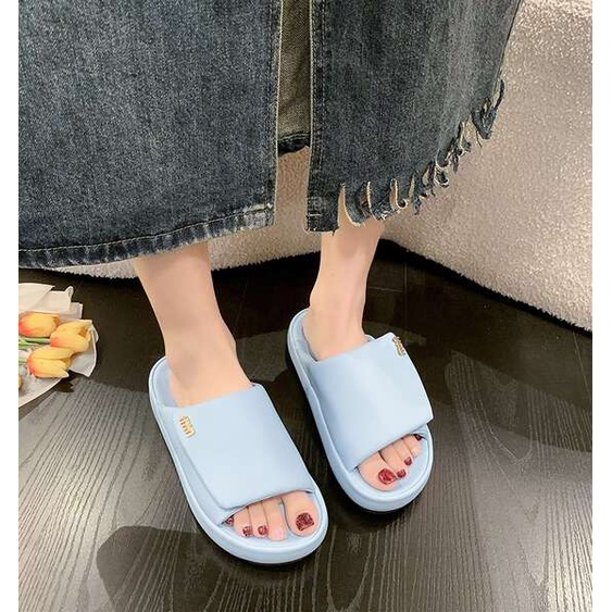 Dép nữ thời trang Dép lê đế dày Velcro
