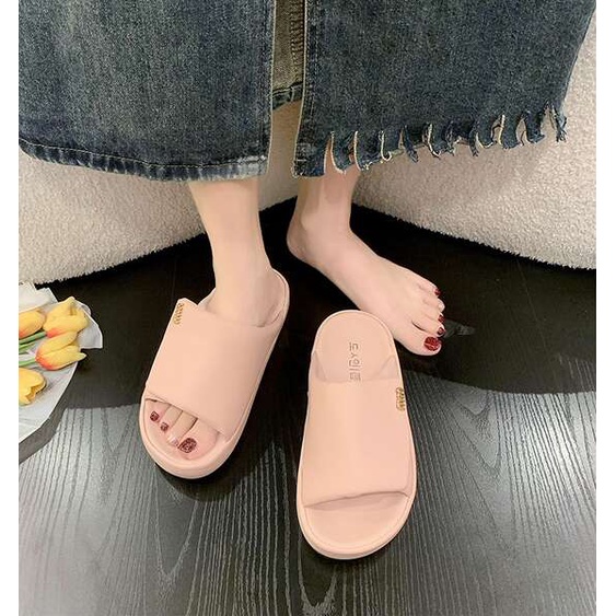 Dép nữ thời trang Dép lê đế dày Velcro