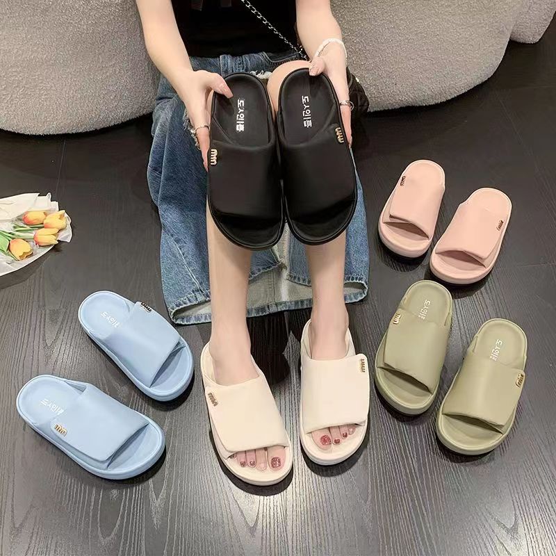 Dép nữ thời trang Dép lê đế dày Velcro