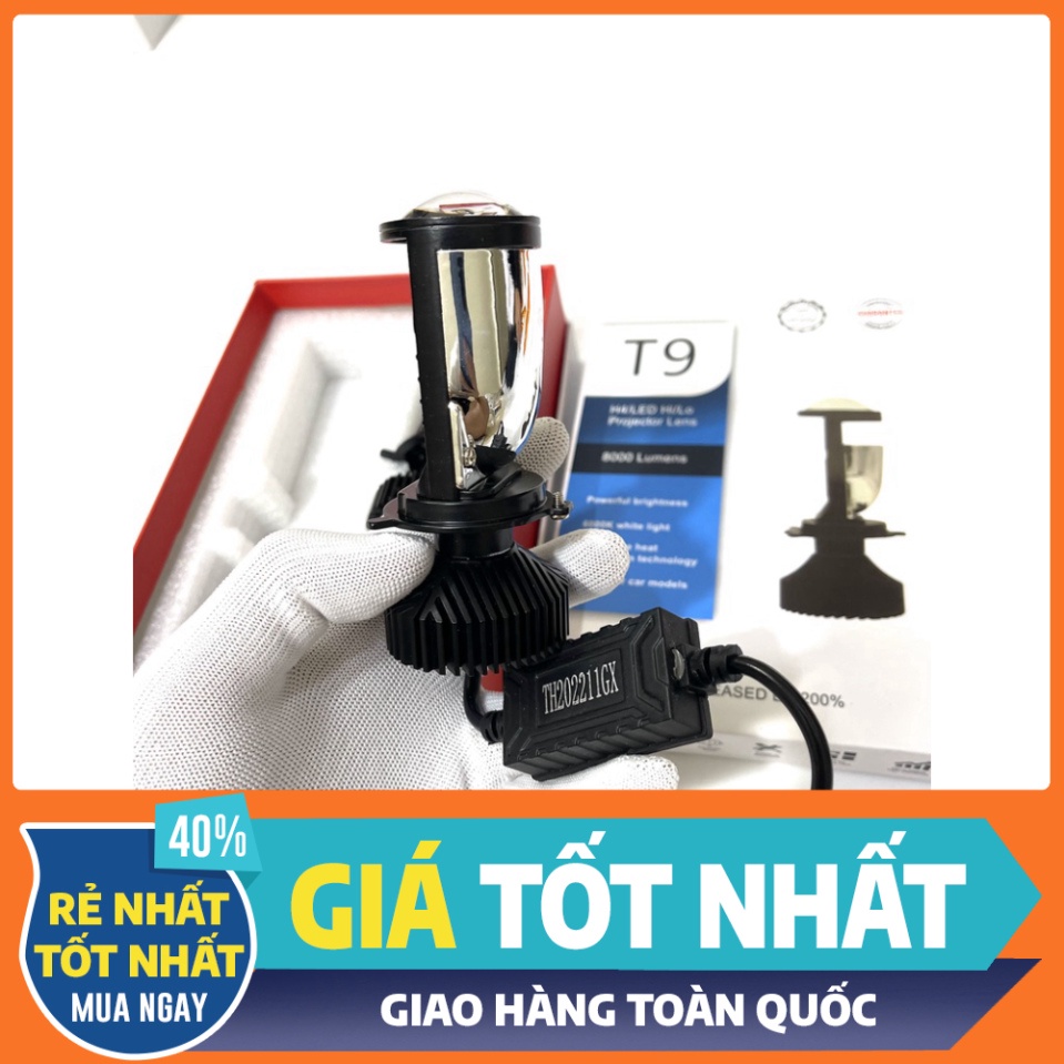 Bóng đèn pha bi cầu, Đèn Pha LED Bi Cầu Mini H4 T9 Công Xuất 35w Lắp Ô tô, Xe Máy - TRƯỜNG THÀNH TOOLS