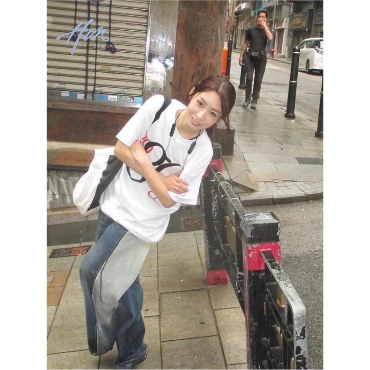 Áo Thun Tay Ngắn Dáng Rộng In Chữ Phong Cách Đường Phố Mỹ Thời Trang Mùa Hè Cho Nữ