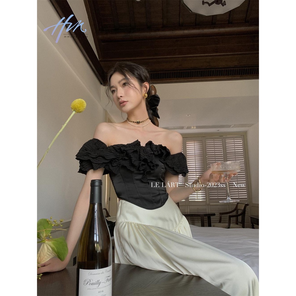 Áo Sơ Mi Cao Cấp Dáng Ôm Hở Vai Thời Trang Mùa Hè Hàn Quốc 2023