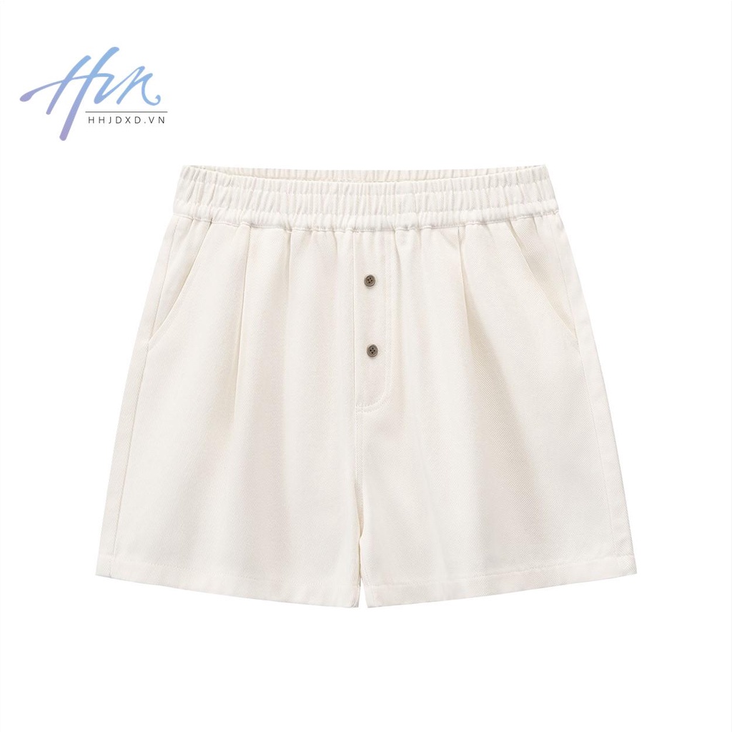 Quần Short Chữ a Lưng Cao Dáng Rộng Thời Trang Mùa Hè Dành Cho Nữ