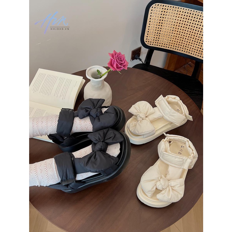 Giày Sandal Đế Dày Thời Trang Mùa Hè 2023 Phong Cách Roman Mới Cho Nữ
