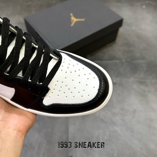 [1993 SNEAKER] Giày Sneaker Cổ Cao Đen Trắng JD_Panda (Hàng FullBox, tặng hộp bảo vệ)