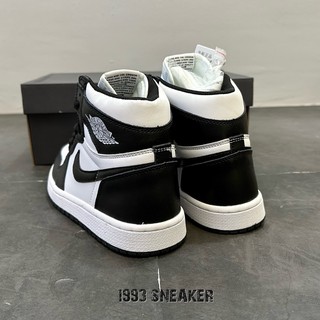 [1993 SNEAKER] Giày Sneaker Cổ Cao Đen Trắng JD_Panda (Hàng FullBox, tặng hộp bảo vệ)