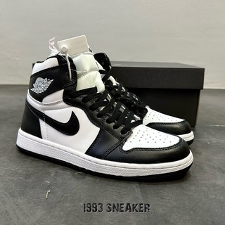 Giày sneaker cổ cao đen trắng jd_panda