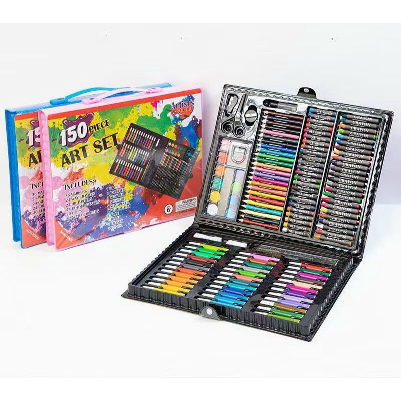 BỘ HỘP BÚT MÀU 150 CHI TIẾT.