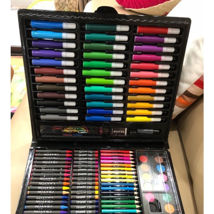 BỘ HỘP BÚT MÀU 150 CHI TIẾT.