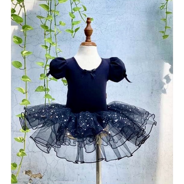 Váy bale màu đen cho bé gái sẵn TPHCM