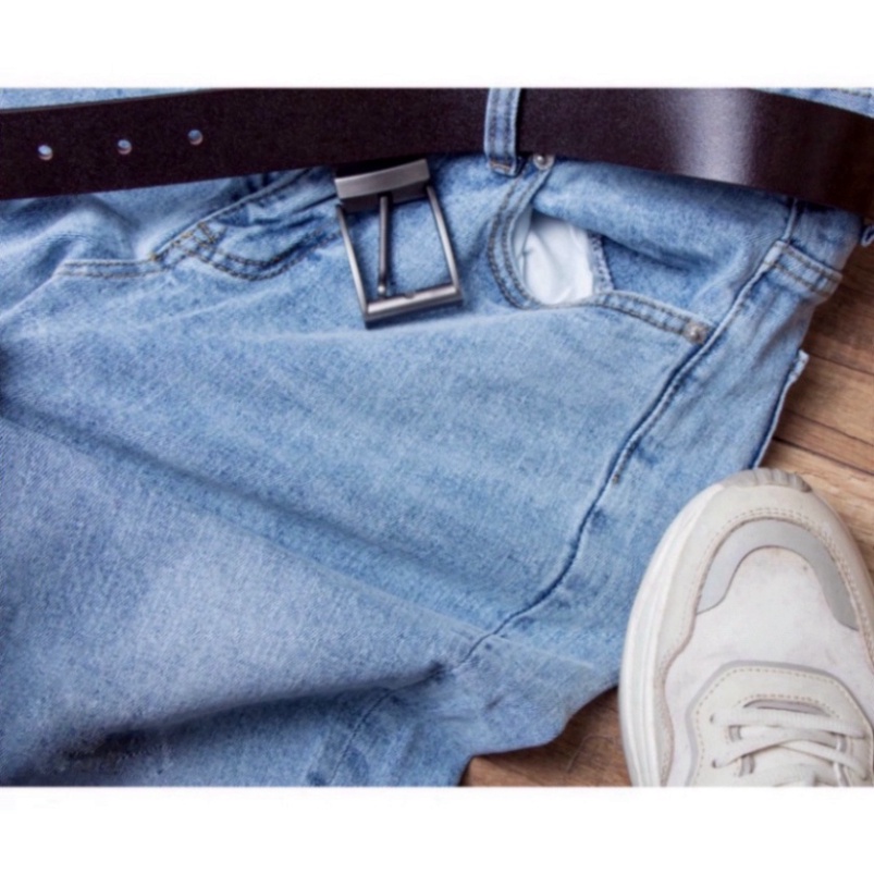 Quần Jean Nam quần jeans Nam thời thượng greed color da trời da trời Vải giãn nở From Dáng Skinny Cực Chuẩn Dáng a256 a3