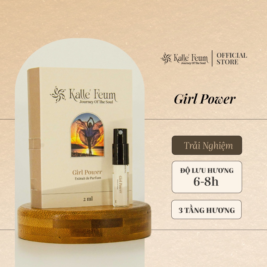 Nước Hoa GIRL POWER Ngọt Ngào Dạng Xịt Vial 2ml | Kalle' Feum
