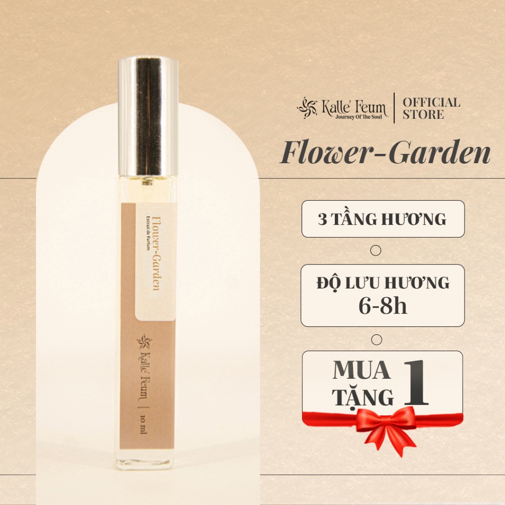 Nước Hoa Nữ FLOWER-GARDEN Nữ Tính Dạng Xịt 10ml | Kalle' Feum